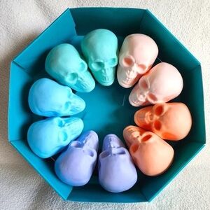 Colorful Skull Decor Set